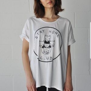 Stay Home Club loose tee